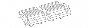 Deflector de aer frontal negru și cromat pentru Land Rover Range Rover Velar 18-23