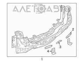 Задняя панель Mazda CX-9 16-23 комплект 4 части