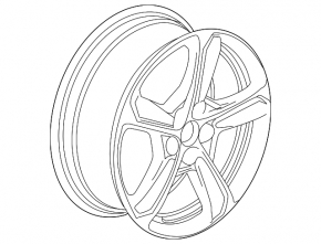 Комплект дисков R17 4шт Chevrolet Volt 16-