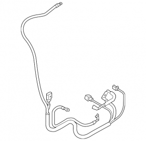 Проводка генератора Audi Q7 16-20 2.0T