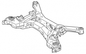 Подрамник задний Nissan Rogue 21-26 FWD