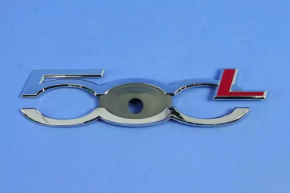 Эмблема надпись 500L двери багажника Fiat 500L 14-19 под камеру