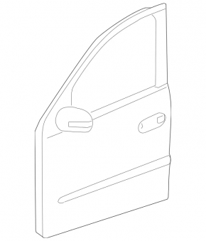 Дверь голая передняя правая Mercedes W164 ML
