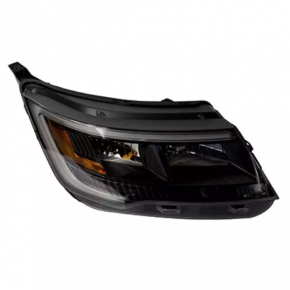 Farul din față dreapta asamblat Ford Explorer 16-19 halogen + LED întunecat