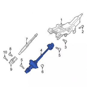 Bară de direcție pentru Ford Mustang mk6 15-