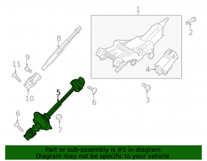 Bară de direcție pentru Ford Mustang mk6 15-