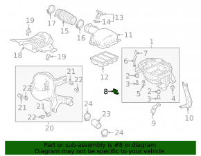Suport admisie aer Honda Accord 18-22 1.5T