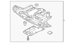 Защита двигателя Hyundai Tucson 16-21