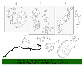 Датчик ABS задний правый Nissan Pathfinder 13-20