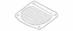 Решетка сабвуфера под водительским сидением BMW 4 F32/33/36 14-20