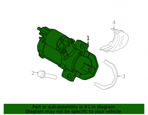 Стартер Land Rover Range Rover Evoque 12-19