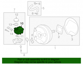 Бачок ГТЦ Subaru Impreza 17-23 GK АКПП