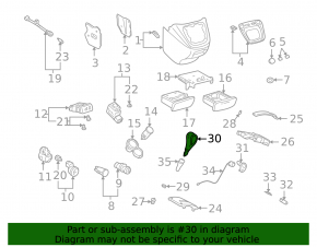 Ручка КПП Lexus RX300 98-03