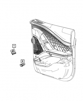 Comandă ridicare geam față dreapta Jeep Grand Cherokee WL 21-25 auto