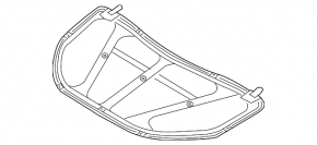 Изоляция капота Mazda CX-9 16-23