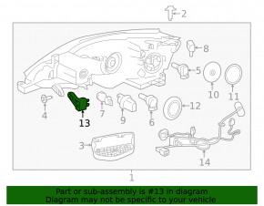 Крепление фары правое Nissan Sentra 16-19 рест
