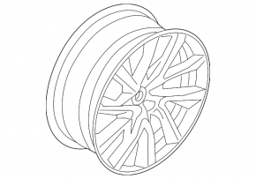Диск колесный R21 x 9J ET38.5 Volvo XC90 16-26 стиль 955