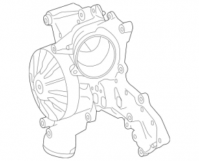 Помпа водяная Mercedes GLE 63 16-19 5.5