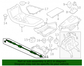 Трос КПП Subaru Legacy 15-19
