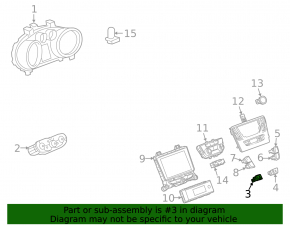Кнопка аварийки Buick Encore 17-22
