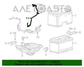 Клемма минусовая Jeep Cherokee KL 14-14 тип 1