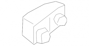 Заглушка внешней ручки передняя правая Hyundai Ioniq 17-22 хром