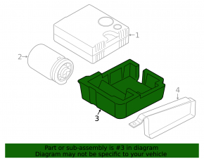 Пенопласт под компрессор BMW X3 F25 11-17