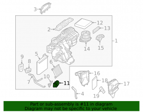 Актуатор моторчик привод печки вентиляция Mercedes W164 ML