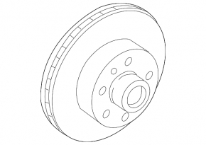 Placă de frână spate dreapta Nissan Rogue 14-20 15.5mm