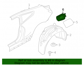 Корпус лючка бензобака BMW 4 G22 G26 21-26