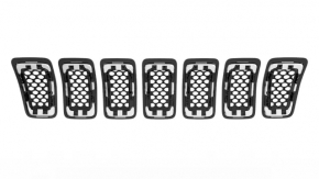 Элемент решетки радиатора grill Jeep Cherokee KL 19-23 7 рест, хром