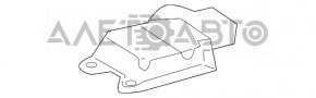 Модуль srs airbag компьютер подушек безопасности Lexus RX350 10-15