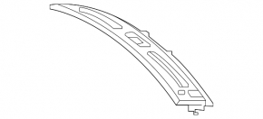 Acoperiș metalic pentru Mercedes H247 GLA 20-26 cu geamuri panoramice, pe caroserie
