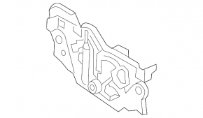 Замок капота Ford Focus mk3 11-18 с датчиком