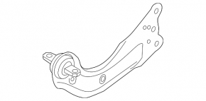 Рычаг продольный задний левый Mazda CX-5 13-16