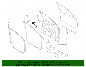 Отбойник капота Lincoln MKC 15-19 на капоте