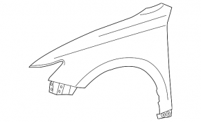 Крыло переднее правое Lexus ES300h ES350 13-18