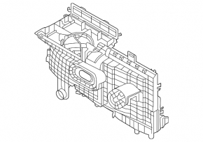 Печка в сборе Ford Escape MK4 20-26 сломано крепление