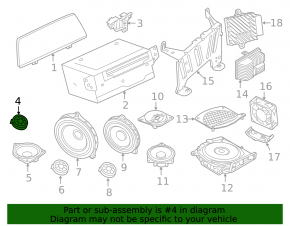Пищалка в торпеде BMW 5 G30 17-23 HiFi