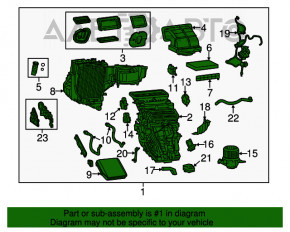 Печка в сборе Fiat 500L 14-17