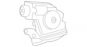 Замок двери багажника Toyota Rav4 19-24