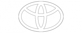 Эмблема двери багажника Toyota RAV4 06-12