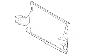Conductă de radiator VW Touareg 11-17 3.6