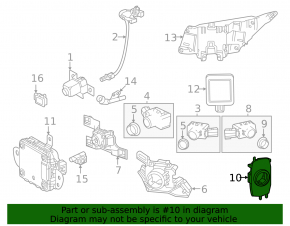 Suport senzor parcare bara spate pentru Lexus RX350 RX350h RX450h 23-26 Central