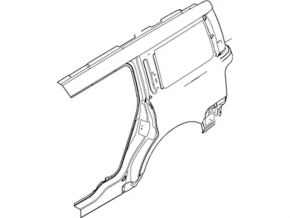 Aripa spate dreapta Ford Flex 09-19