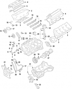 Блок цилиндров Ford Explorer 11-16 3.5 под хонинговку цилиндров