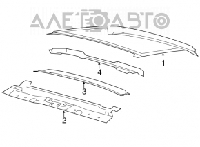 Acoperiș metalic Ford C-max MK2 13-18 panoramă