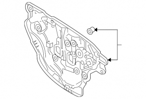 Панель двери внутренняя передняя левая Mazda CX-9 16-23
