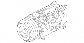 Компрессор кондиционера BMW 7 F01 11-15 N54