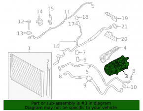 Компрессор кондиционера BMW 7 F01 11-15 N54